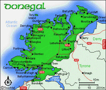 Donegal Map